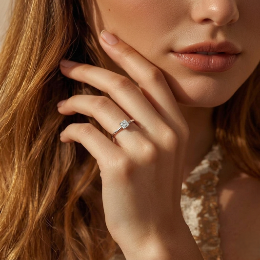 Silver Frost Weave Ring