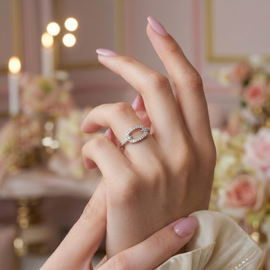 Silver Starlet Ring