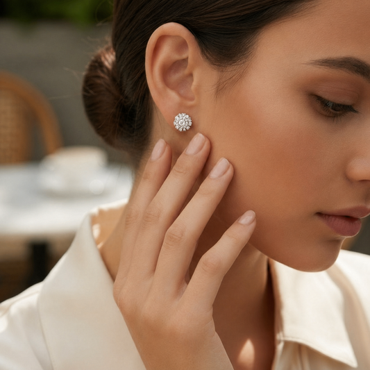 Silver Stud Set