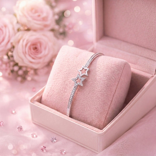 Star Bangle Bracelet
