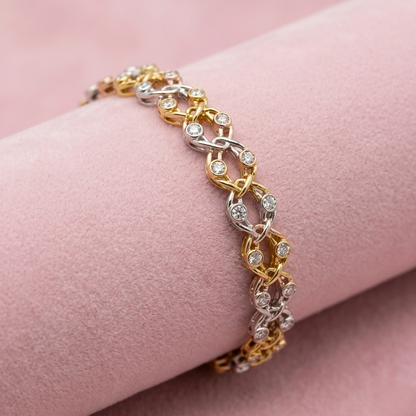 Kinetic Diamond Duo Bracelet