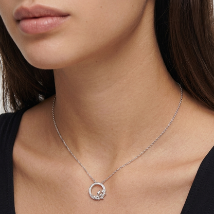 Silver Circle Necklace