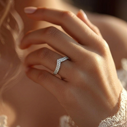 Starlit Curve Ring