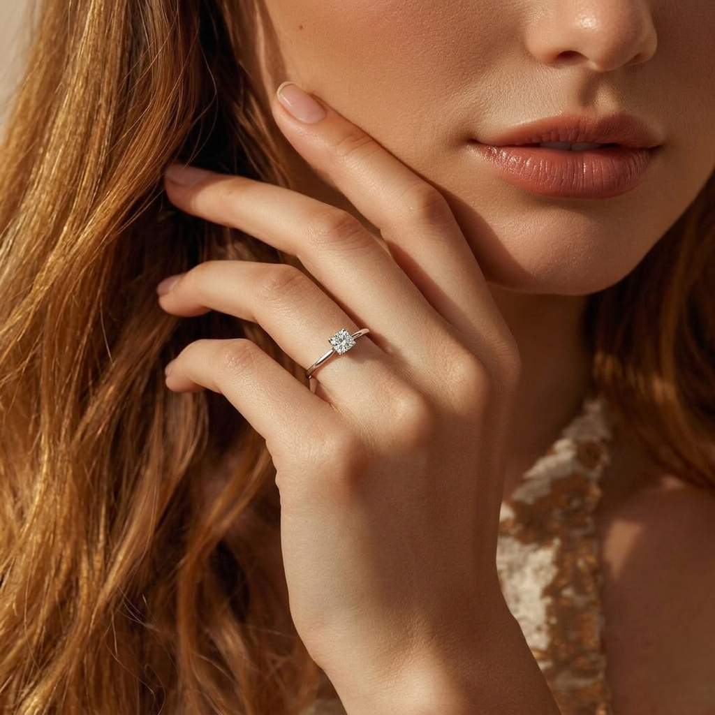 Silver Frost Weave Ring
