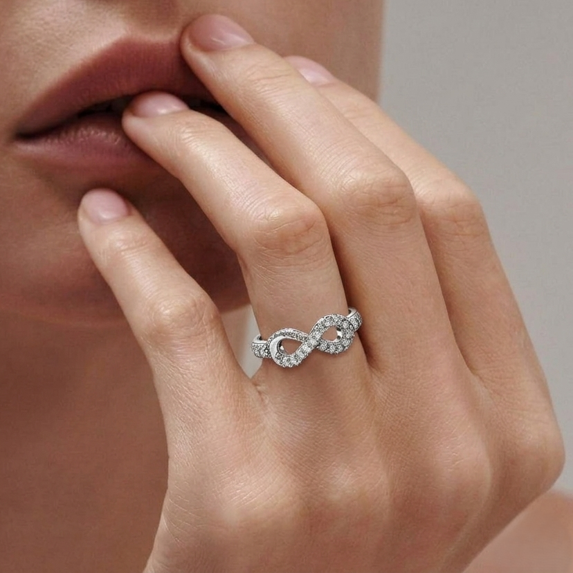 Silver Infinity Ring