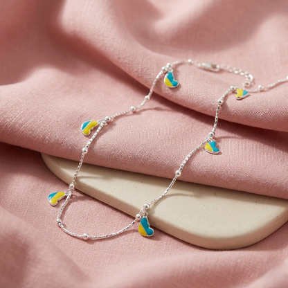 Silver Charm Anklet