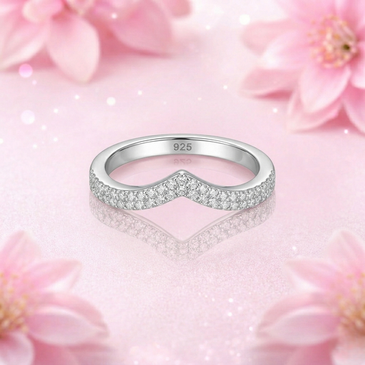 Starlit Curve Ring