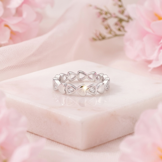 Geometric Silver Ring