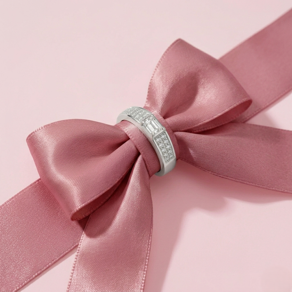Diamond Band Statement Ring