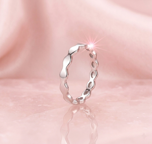 Silver Halo Ring