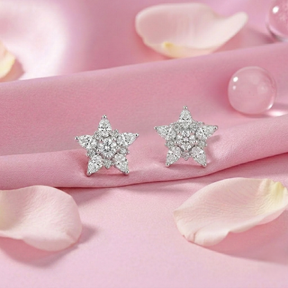 Silver Star Studs