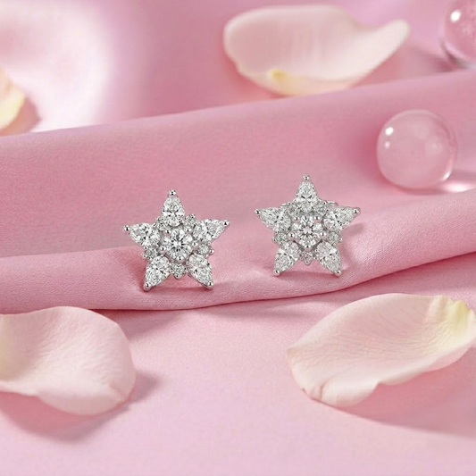 Silver Star Studs